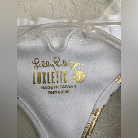 NWOT, Lilly Pulitzer UPF 50+ Luxletic Lindsay Sports Bra, Size XS - Picture 5 of 12